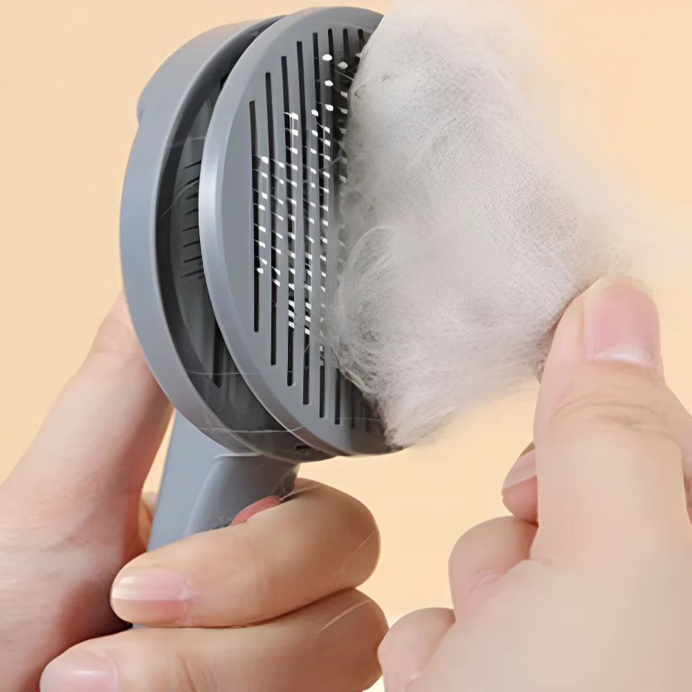 Self-Cleaning Pet Deshedding Comb