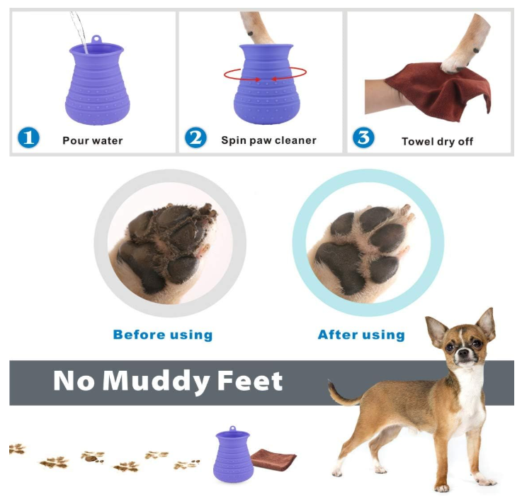Idepet Dog Paw Cleaner Cup