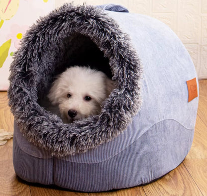 Warmnest Cozy Cave – Self-Warming Tent Bed for Cats & Small Dogs