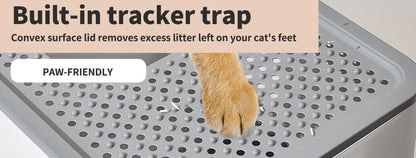 Fully Enclosed Cat Litter Box 